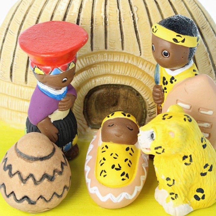 Palais du Rosaire Creche | Creche Afrique Du Sud Ceramique 8X7Cm