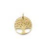 Palais du Rosaire Medaille Et Croix Plaque Or | Pendentif Arbre De Vie En Plaque Or 18 Mm
