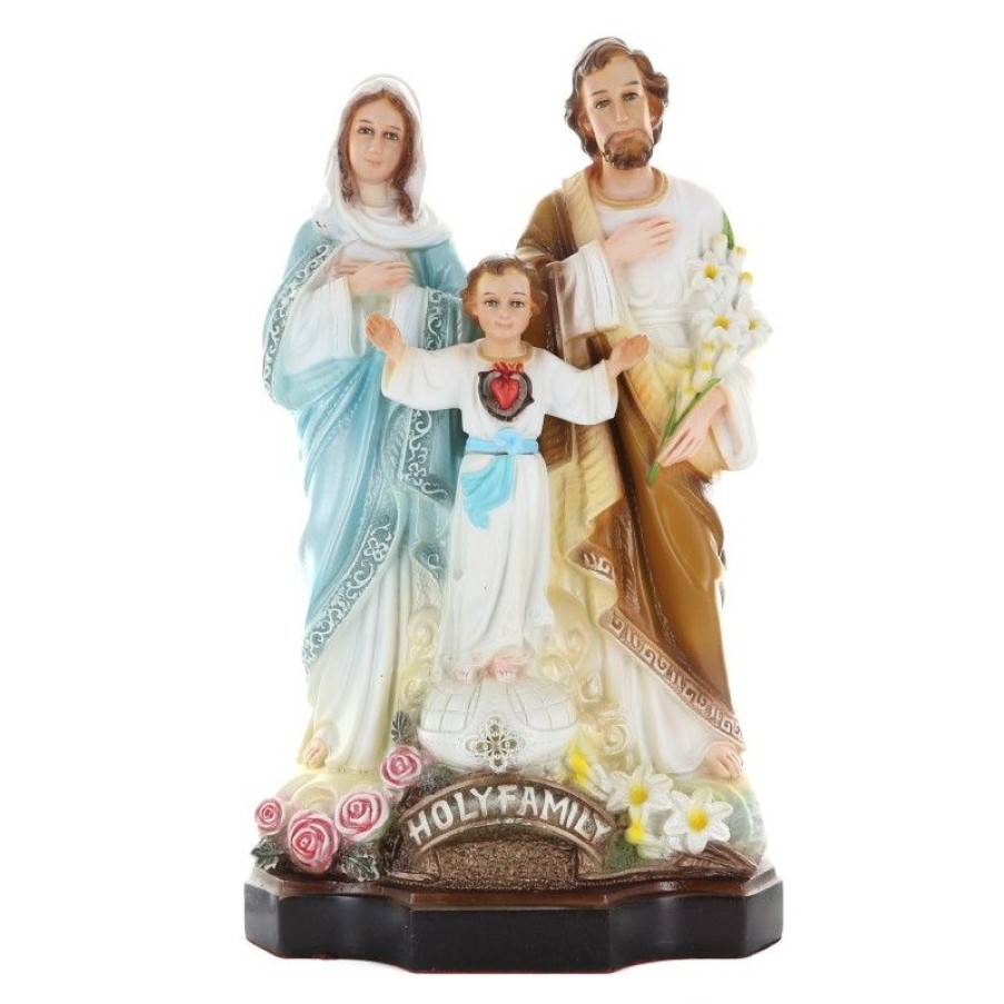 Palais du Rosaire Statue De La Sainte Famille | Statue De La Sainte Famille En Resine 40 Cm