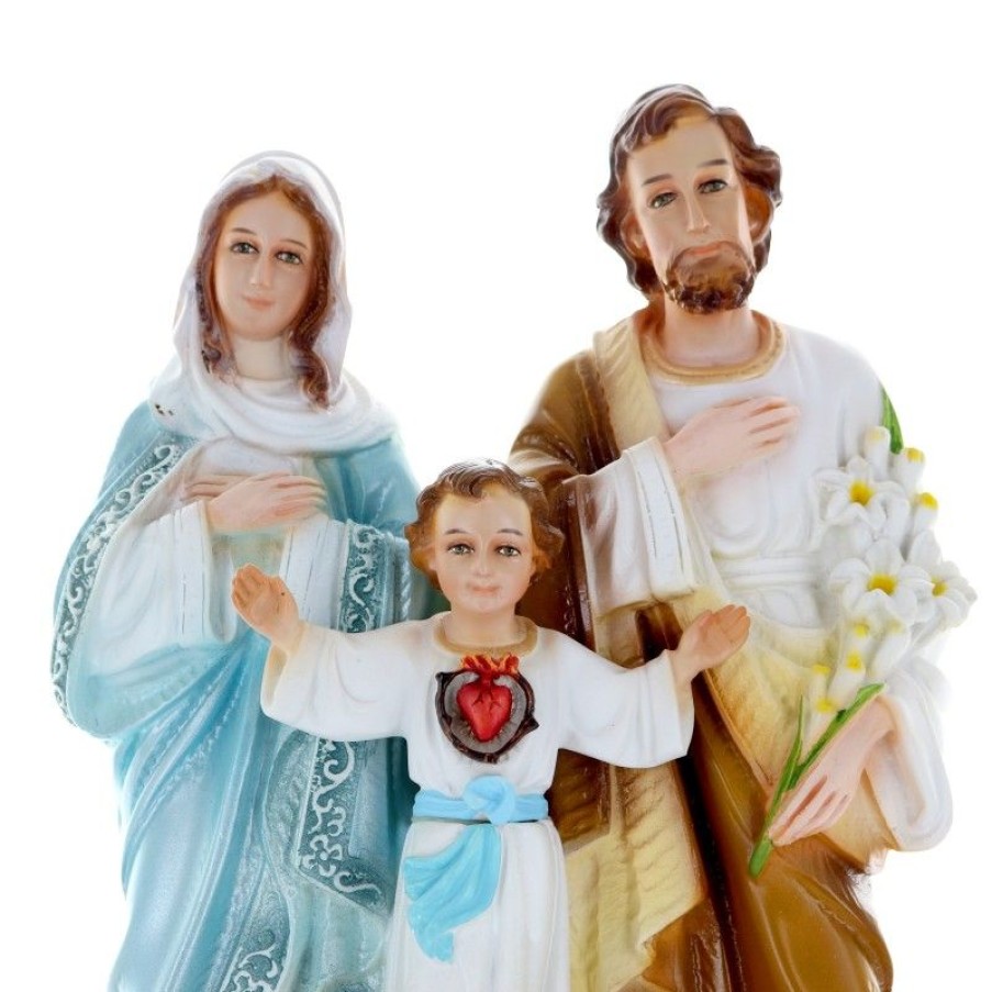 Palais du Rosaire Statue De La Sainte Famille | Statue De La Sainte Famille En Resine 40 Cm