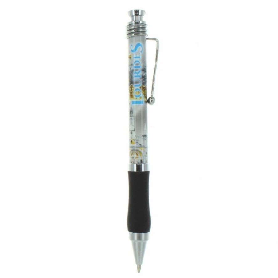 Palais du Rosaire Stylo | Stylo Avec La Vierge Couronnee De Lourdes