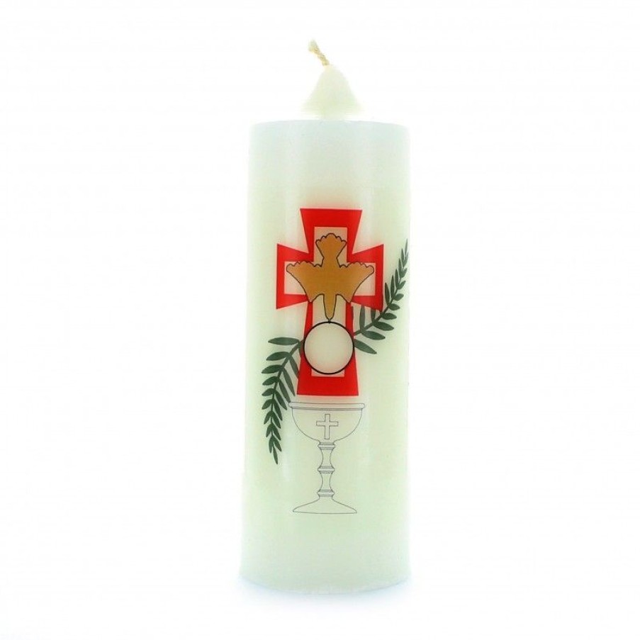 Palais du Rosaire Communion | Bougie Blanche De Communion