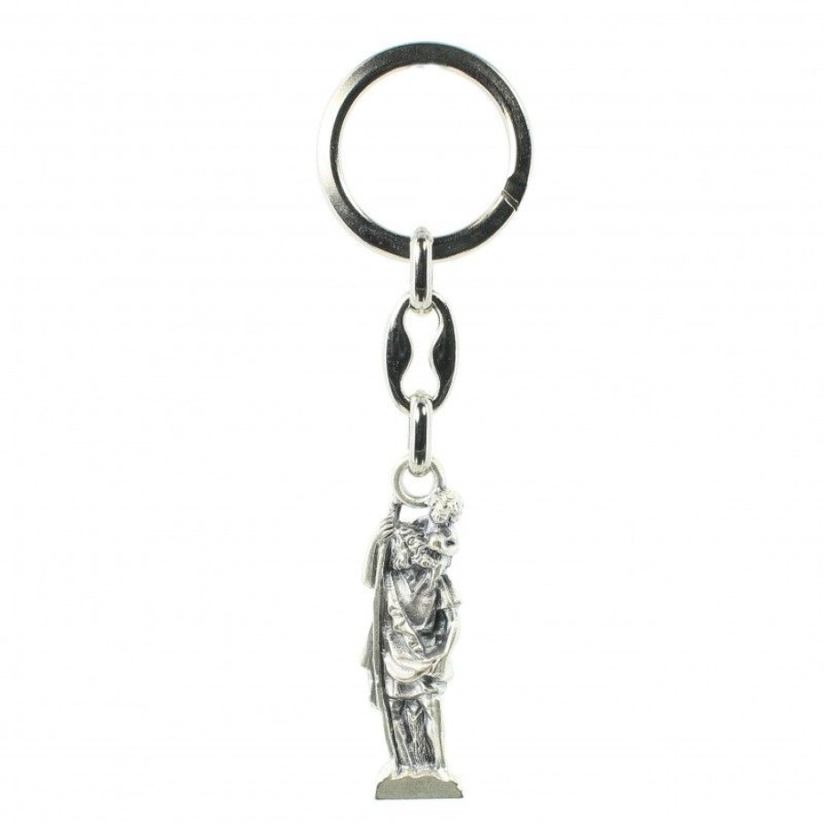 Palais du Rosaire Porte&Cles | Porte-Cle Saint Christophe En Metal