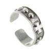 Palais du Rosaire Bague Dizainier | Bague Dizainier Reglable En Metal Argente