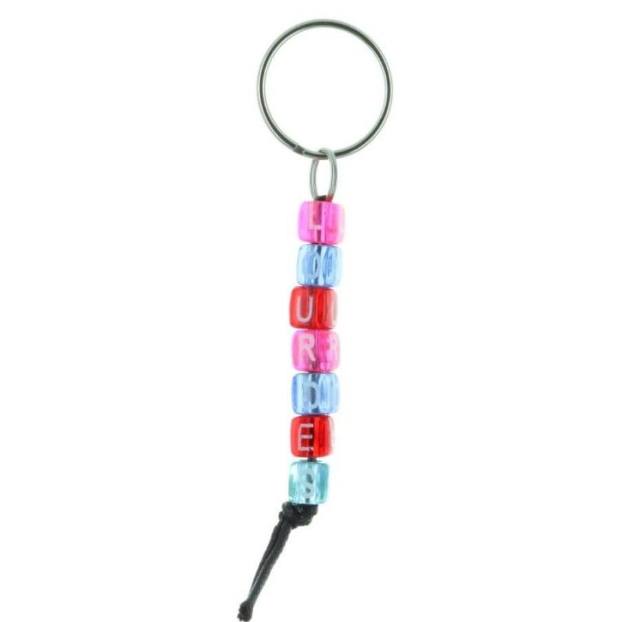 Palais du Rosaire Porte&Cles | Porte-Cles Perles Cubes Et Lettres Lourdes