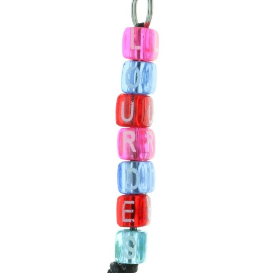 Palais du Rosaire Porte&Cles | Porte-Cles Perles Cubes Et Lettres Lourdes