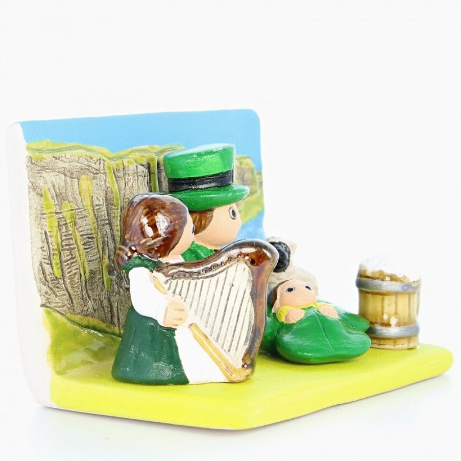 Palais du Rosaire Creche | Creche Irlande En Ceramique 8X7Cm