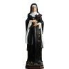 Palais du Rosaire Statue De Sainte Rita | Statue En Resine De Sainte Rita De 45Cm