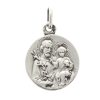 Palais du Rosaire Medaille Et Croix Argent | Medaille Saint Joseph En Argent 16 Mm