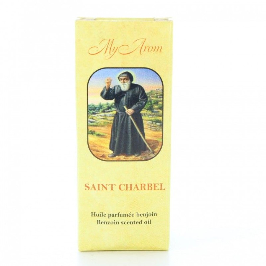 Palais du Rosaire Huile Religieuse | Huile Essentielle Religieuse Saint Charbel Parfumee Benjoin 10Ml