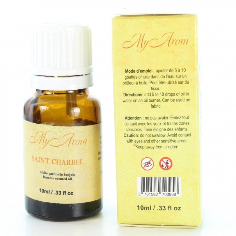 Palais du Rosaire Huile Religieuse | Huile Essentielle Religieuse Saint Charbel Parfumee Benjoin 10Ml