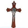 Palais du Rosaire Crucifix Bois | Crucifix De Saint Benoit En Bois