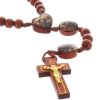 Palais du Rosaire Chapelet Bois | Chapelet Marie Qui Defait Les Noeuds En Corde Coeur Et Paters Images
