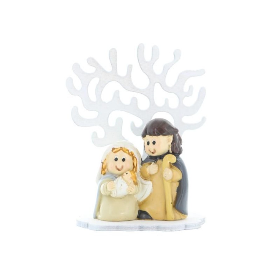 Palais du Rosaire Creche | Creche Enfantine Avec Un Arbre De Vie 8Cm