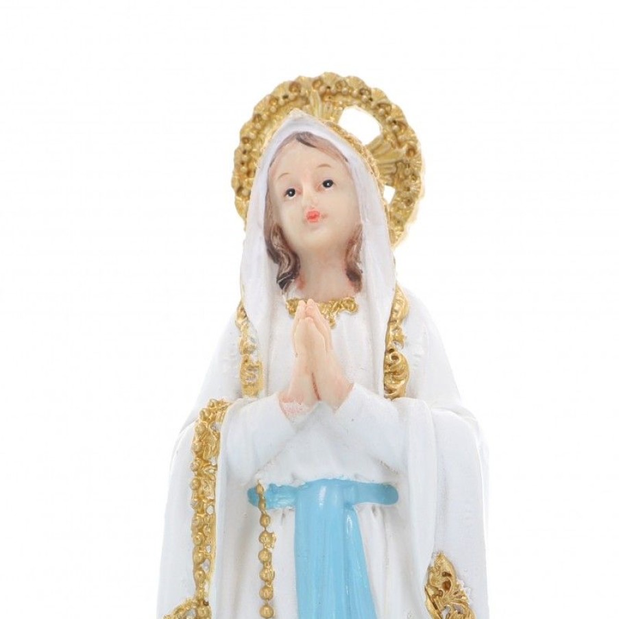 Palais du Rosaire Statue De Notre Dame De Lourdes | Statue En Resine De Notre Dame De Lourdes De 21 Cm