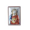 Palais du Rosaire Cadre Religieux | Cadre Religieux Sacre Coeur De Jesus Argente 4 X 6 Cm