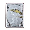 Palais du Rosaire Cadre Religieux | Cadre Religieux Vierge Mere A L'Enfant Argente Et Dore 5 X 7 Cm