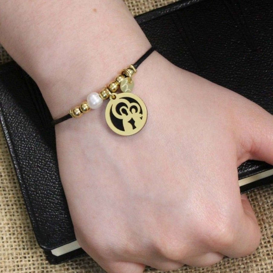 Palais du Rosaire Bracelet Fantaisie | Bracelet Religieux Avec Une Medaille De Notre Dame Du Mont Carmel