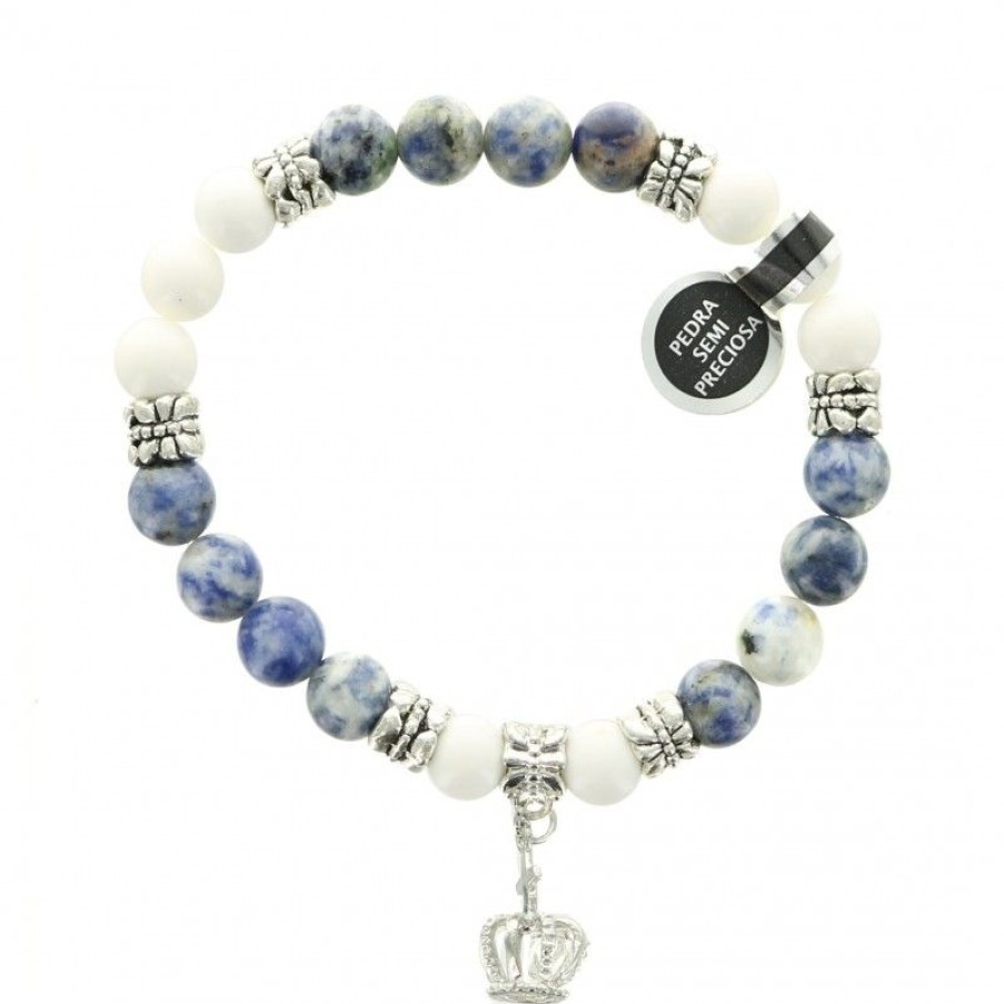 Palais du Rosaire Bracelet Fantaisie | Bracelet De Notre Dame De Fatima En Pierres Semi-Precieuses