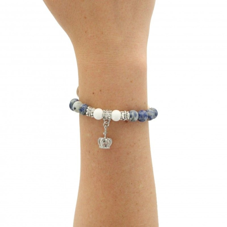 Palais du Rosaire Bracelet Fantaisie | Bracelet De Notre Dame De Fatima En Pierres Semi-Precieuses
