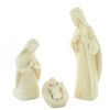 Palais du Rosaire Creche | Creche En Bois Naturel 3 Pieces 15Cm