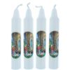 Palais du Rosaire Bougie Decorative | Lot De 4 Bougies Religieuses Apparition De Lourdes 11 Cm