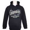 Palais du Rosaire Vetement | Sweat-Shirt Unie Bleu Marine Vintage Lourdes