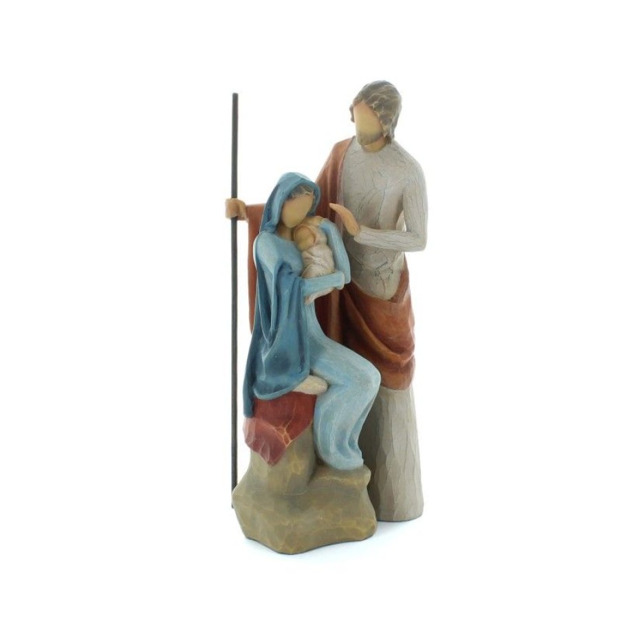 Palais du Rosaire Statue De La Sainte Famille | Statue De La Sainte Famille En Resine 19 Cm