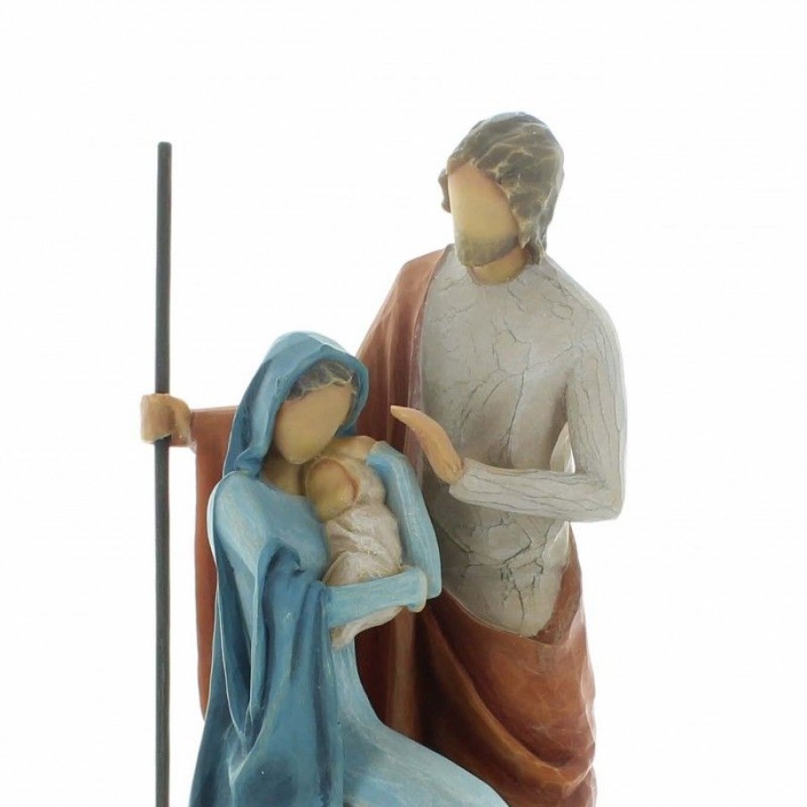 Palais du Rosaire Statue De La Sainte Famille | Statue De La Sainte Famille En Resine 19 Cm