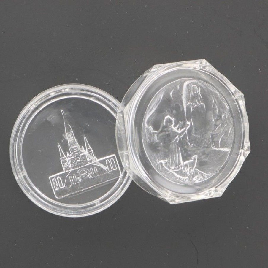 Palais du Rosaire Boite A Chapelet | Boite A Chapelet Transparente Avec Apparition De Lourdes