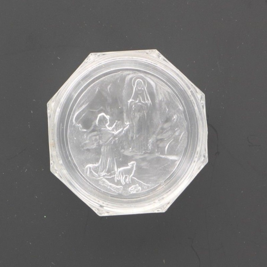 Palais du Rosaire Boite A Chapelet | Boite A Chapelet Transparente Avec Apparition De Lourdes