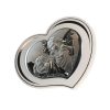 Palais du Rosaire Cadre Religieux | Cadre Coeur Ange Gardien Plaque Argentee Sur Bois 11X8Cm