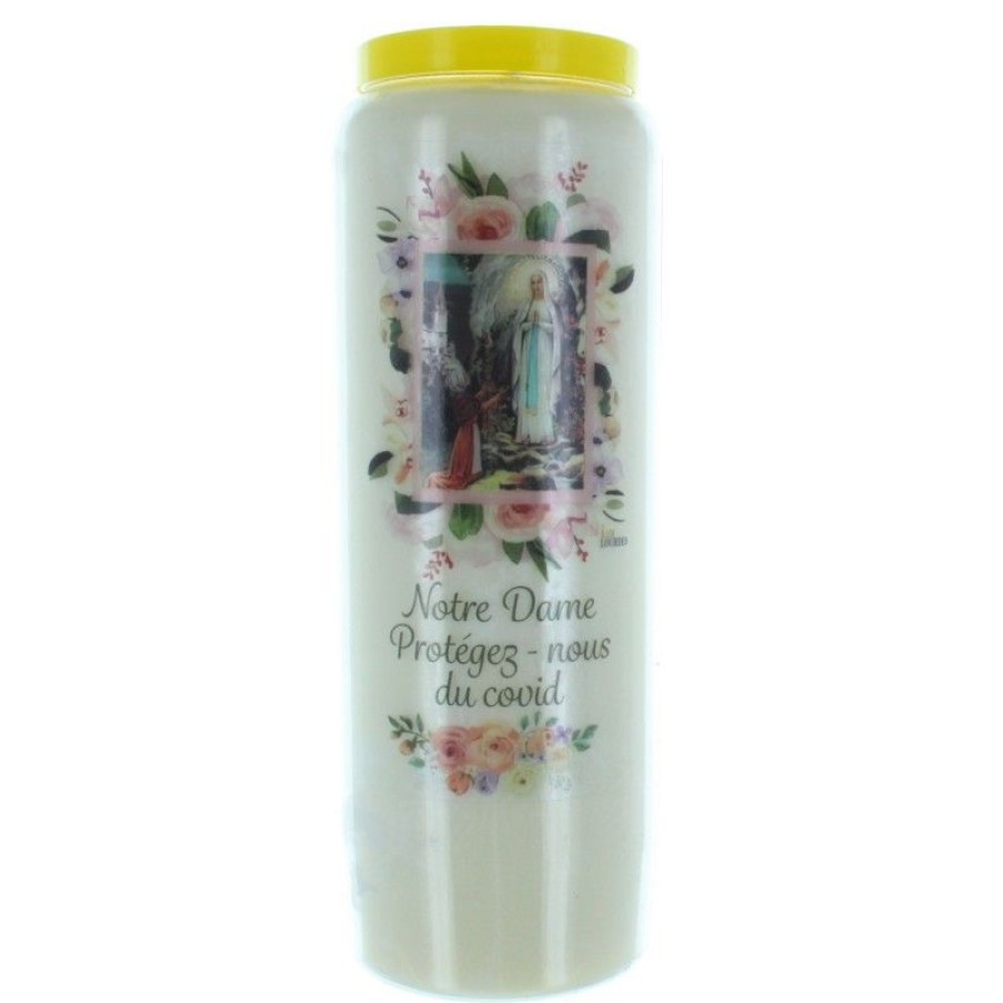 Palais du Rosaire Bougie Neuvaine | Bougie Neuvaine Covid19 17,5Cm