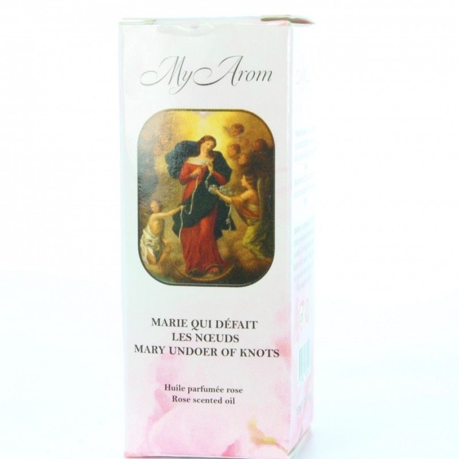 Palais du Rosaire Huile Religieuse | Huile Essentielle Religieuse Marie Qui Defait Les Noeuds Parfu 10Ml