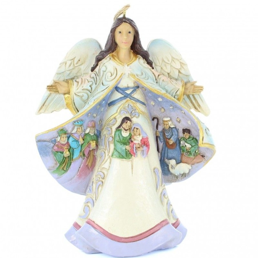 Palais du Rosaire Statue Ange | Statue Ange 15Cm Avec La Nativite