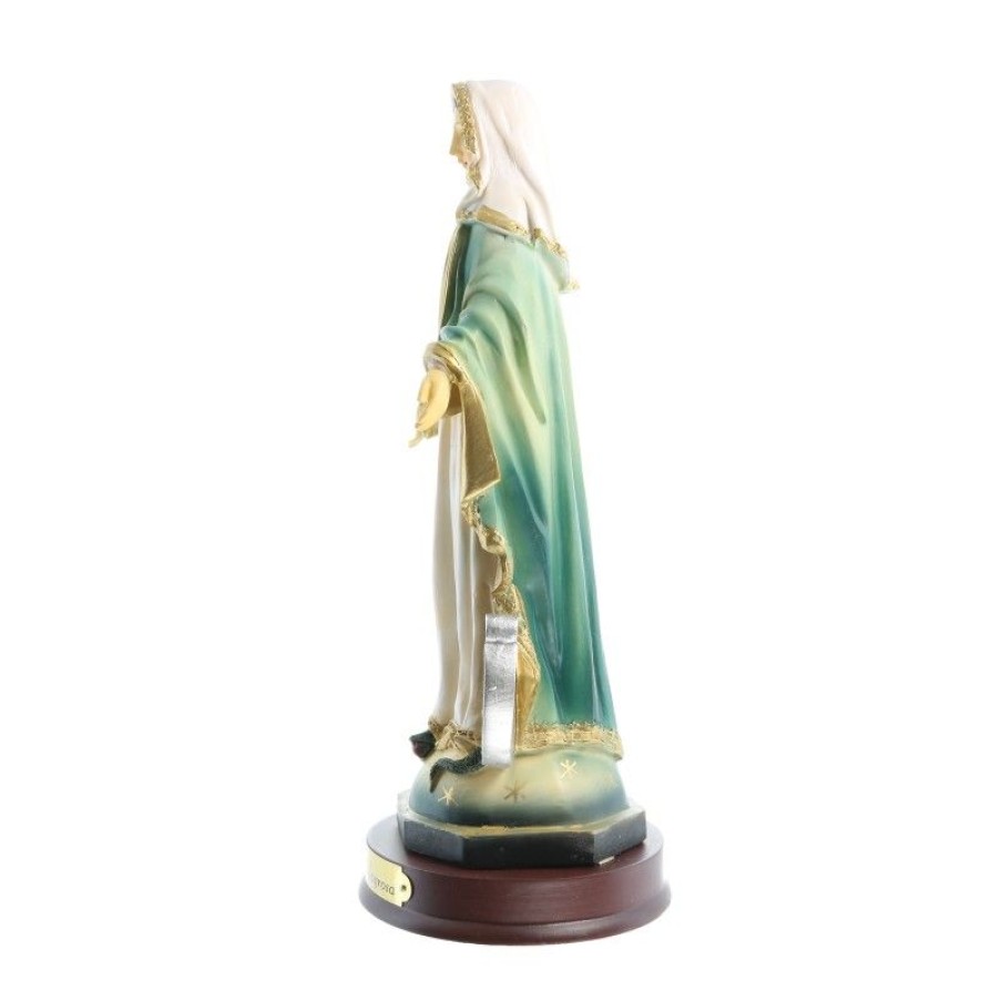 Palais du Rosaire Statue Vierge Miraculeuse | Statue De La Vierge Miraculeuse De 22Cm En Resine