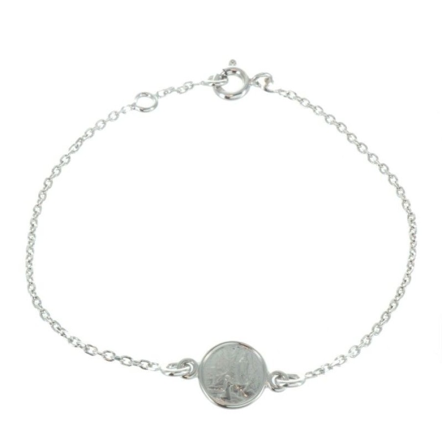 Palais du Rosaire Bracelet Argent | Bracelet De Lourdes En Argent Massif