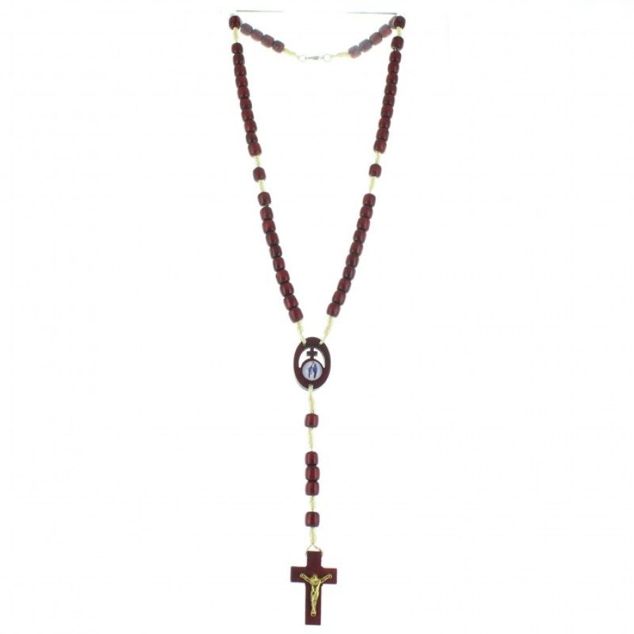 Palais du Rosaire Chapelet Bois | Chapelet De La Vierge Miraculeuse En Bois