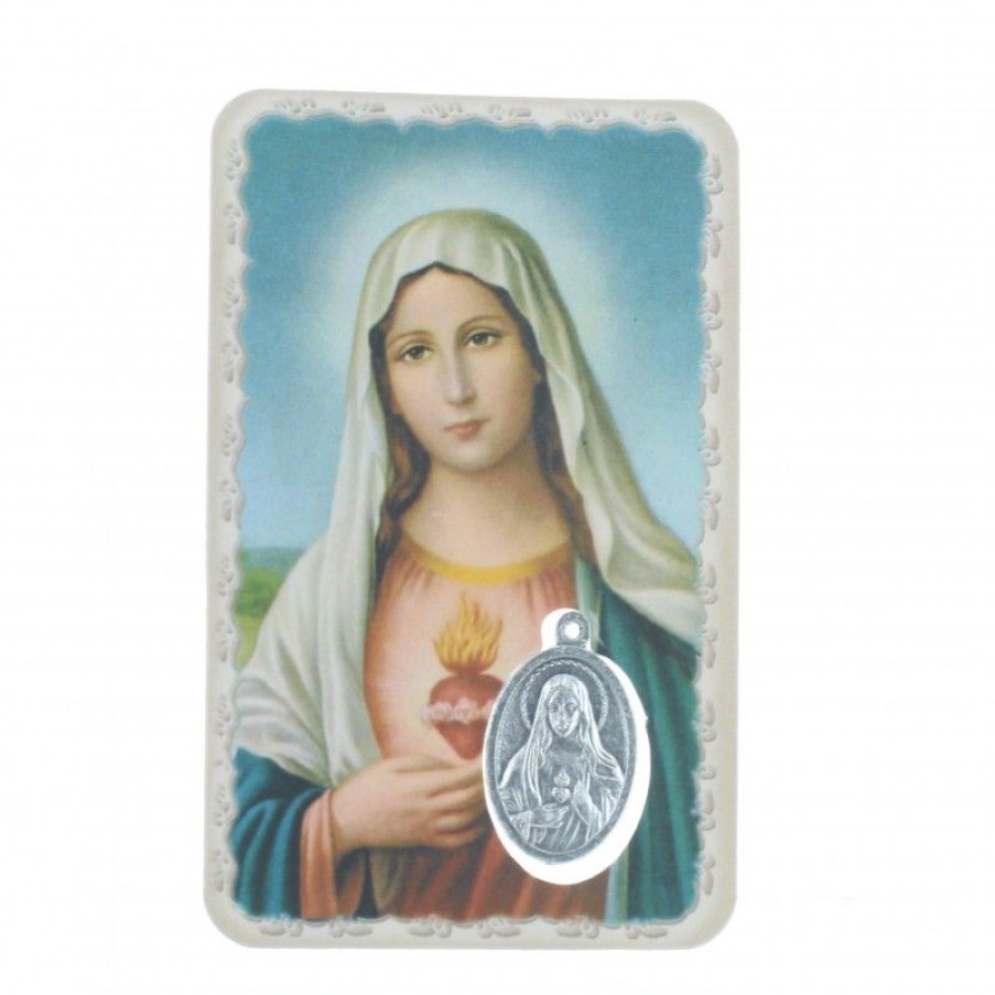 Palais du Rosaire Image Religieuse | Images Religieuse Du Coeur Immacule De Marie Avec Une Medaille