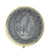 Palais du Rosaire Custode | Custode A Hosties De Lourdes Doree 5,5 X 5,5Cm