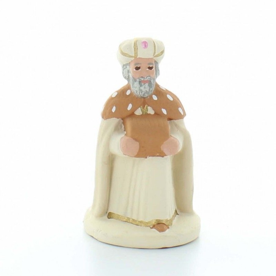 Palais du Rosaire Decoration De Noel | Melchior : Santon De Provence De 7Cm, Style Epure