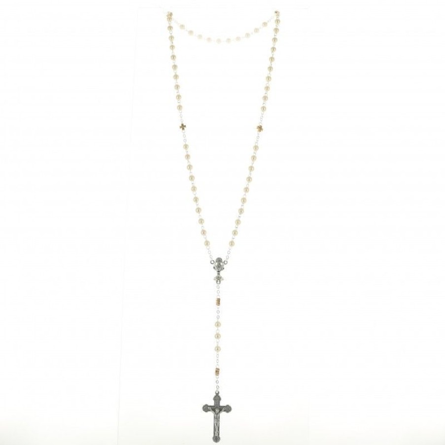 Palais du Rosaire Chapelet Metal | Chapelet De Communion Dore Et Argente