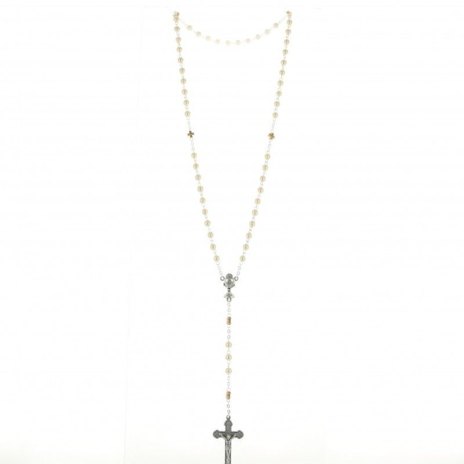 Palais du Rosaire Chapelet Metal | Chapelet De Communion Dore Et Argente