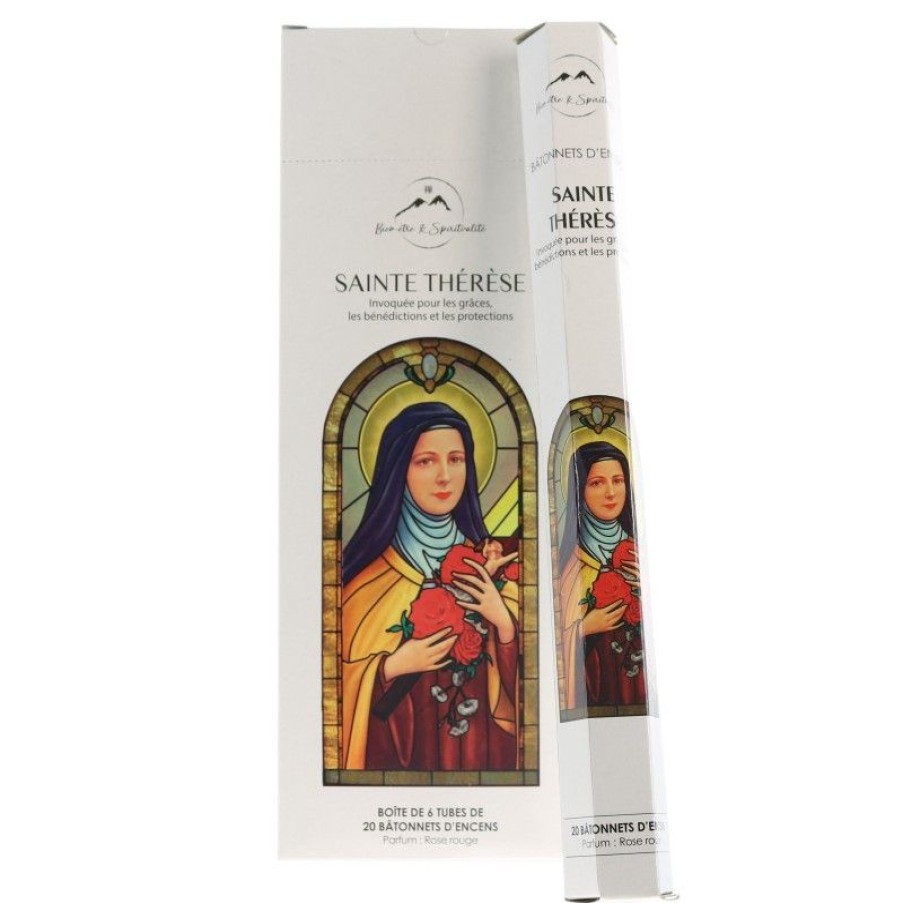 Palais du Rosaire Encens En Batonnets | 120 Batonnets D'Encens De Sainte Therese Et Une Priere