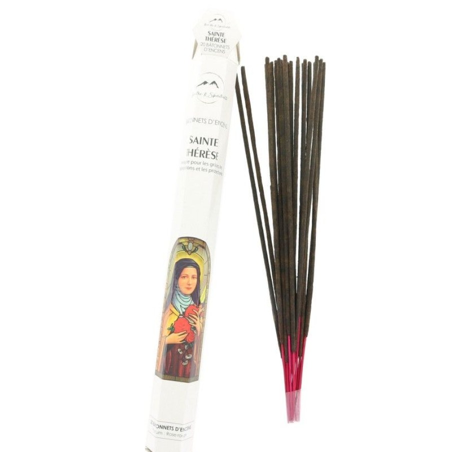 Palais du Rosaire Encens En Batonnets | 120 Batonnets D'Encens De Sainte Therese Et Une Priere