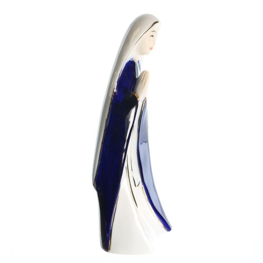 Palais du Rosaire Autre Statue De La Vierge | Statue De La Vierge Orante De 14Cm En Porcelaine
