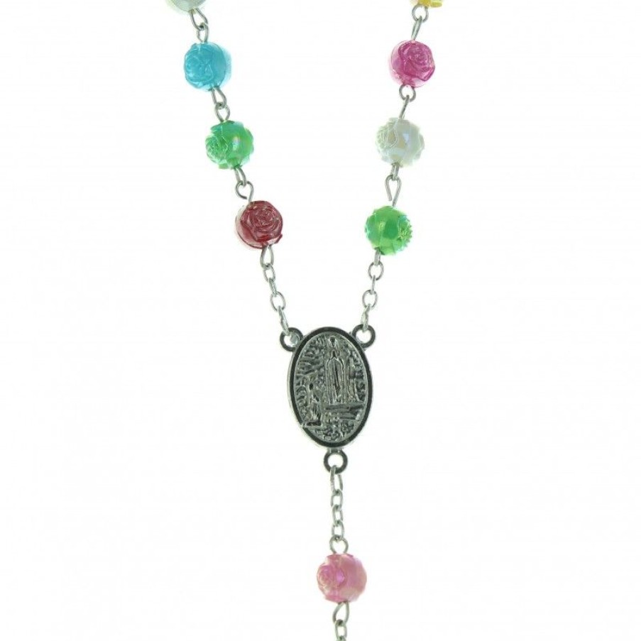 Palais du Rosaire Chapelet Resine | Chapelet Multicolor Resine 80Cm