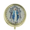 Palais du Rosaire Custode | Custode Doree Decoree De La Vierge Miraculeuse 4,5 Cm
