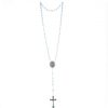 Palais du Rosaire Chapelet Verre | Chapelet Avec Coeur Eau De Lourdes Et Grains En Verre