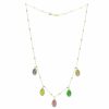 Palais du Rosaire Collier En Argent | Collier En Argent Dore Avec 5 Medailles Colorees De La Vierge Miraculeuse